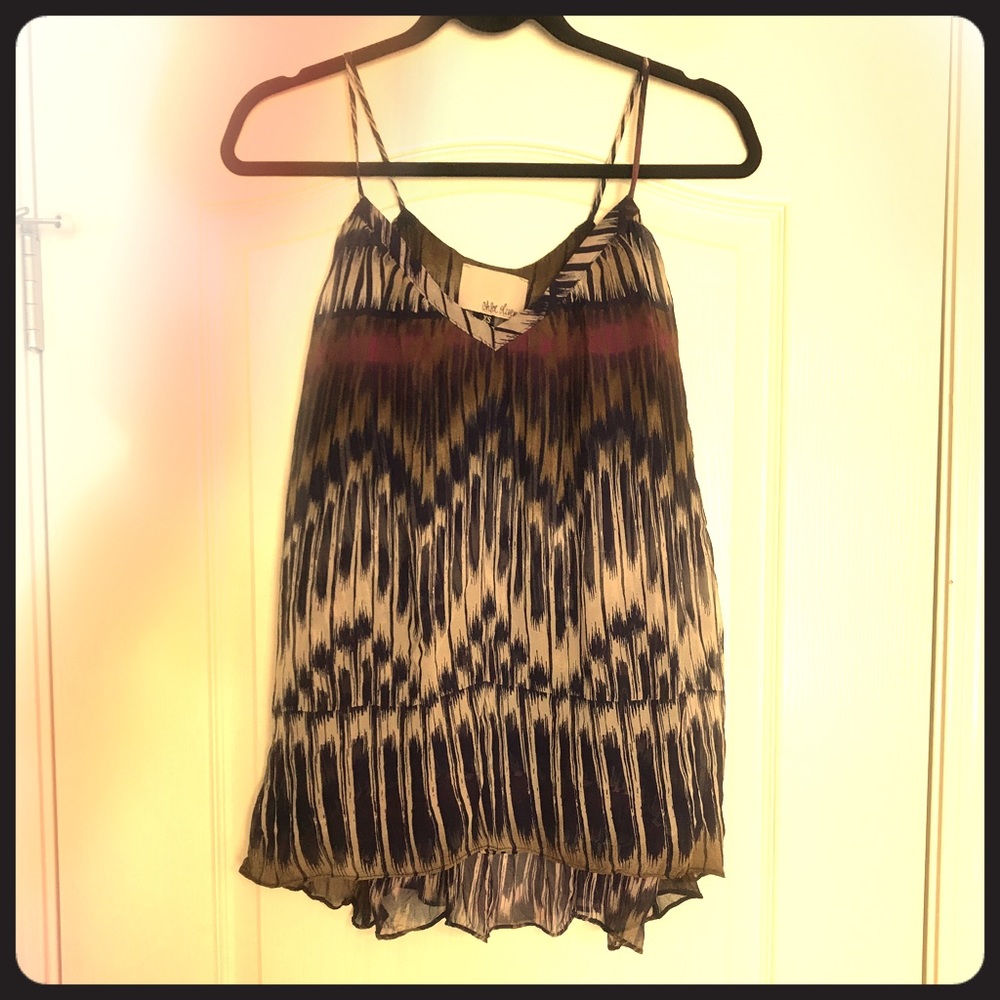 NWT Chloe Oliver Sleeveless Boho Silk Camisole
